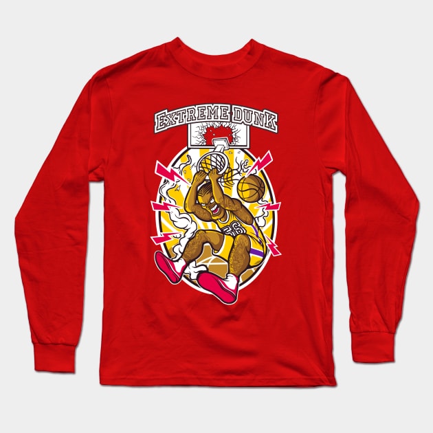 Extreme Dunk Long Sleeve T-Shirt by mertkaratay